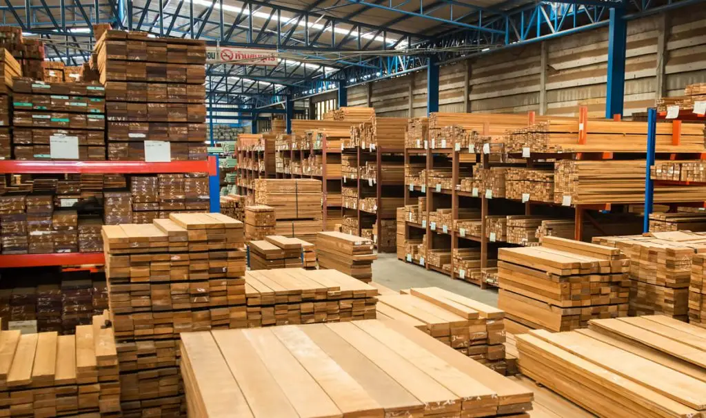 Lumber warehouse