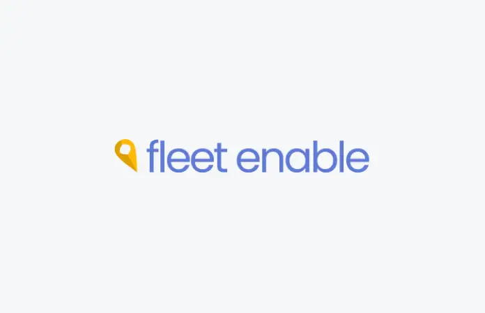 fleet enable logo with gray background