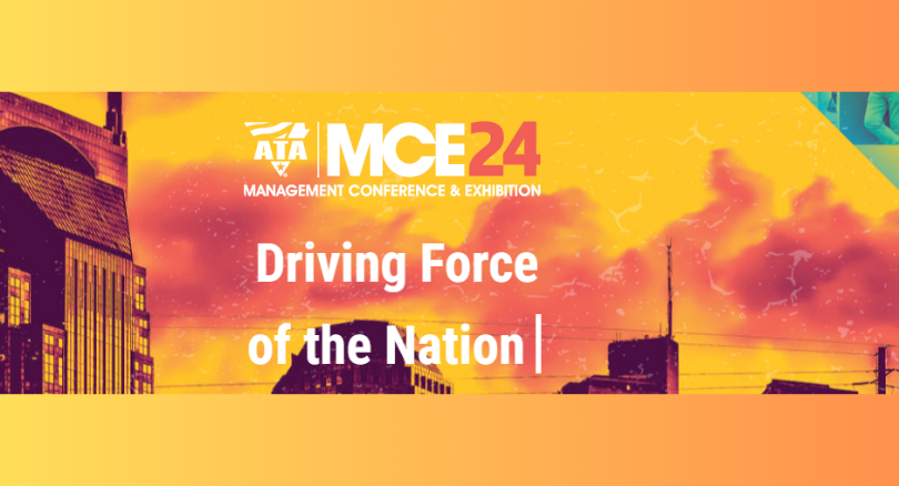 Banner for the American Trucking Association's 2024 Management Conference & Exhibition